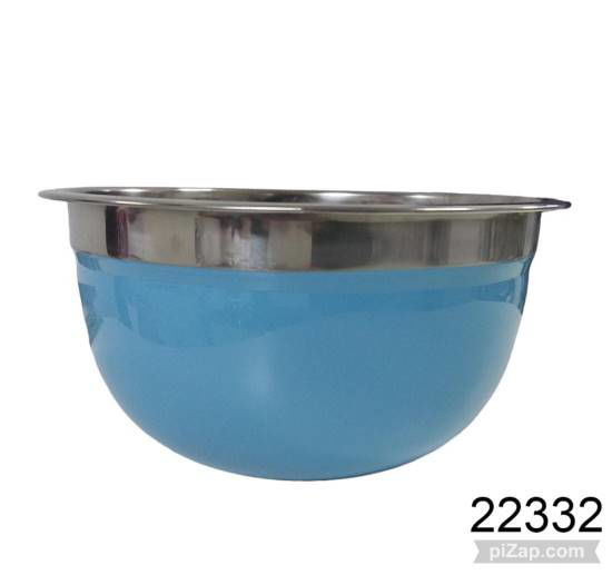 Imagen de BOWL DE ACERO BATIDOR COLOR 18CM 5.24